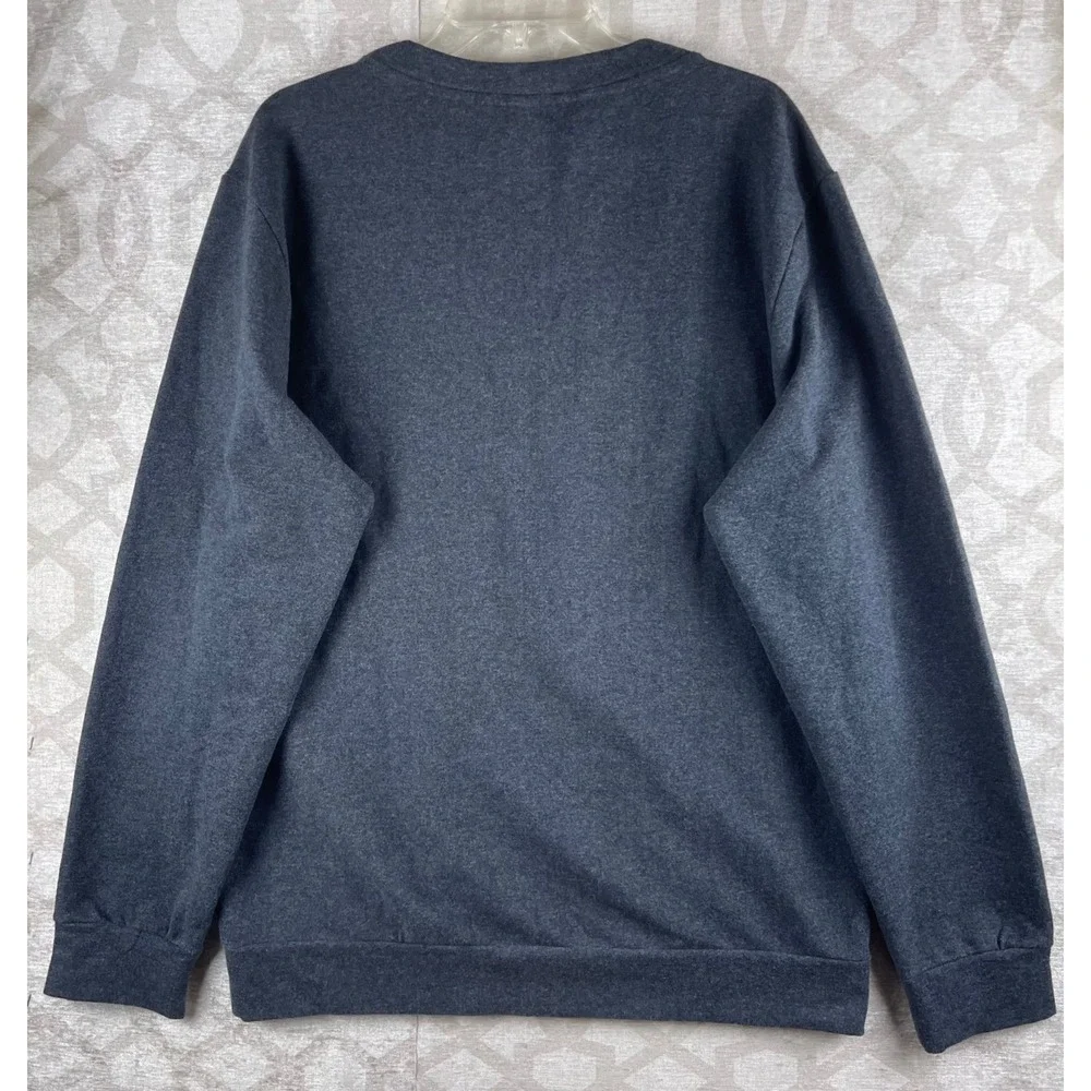 Born Primitive Unmatched Crew Sweatshirt Pullover Mens XL Charcoal Gray NWT